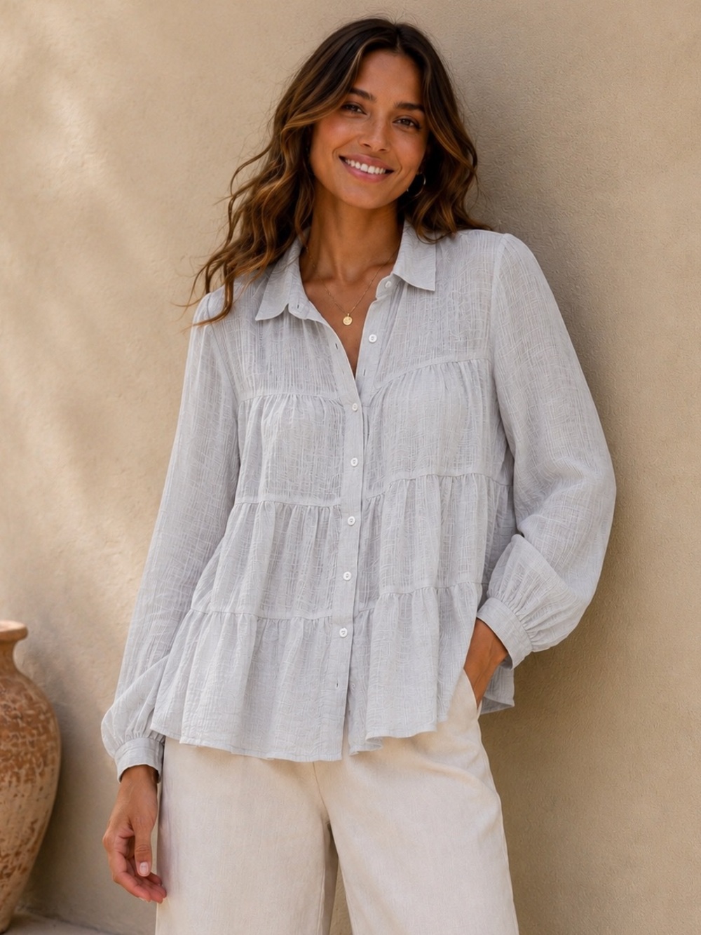 🎉5 for $45🎉 Zara top blouse shirt size XS linen